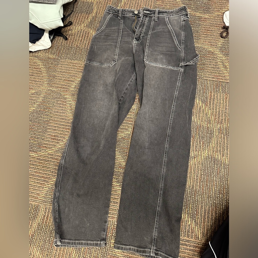 Just Black Denim (JBD) black cargo jeans